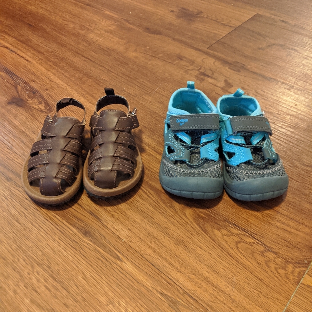 2 pairs summer baby boy sandals shoes